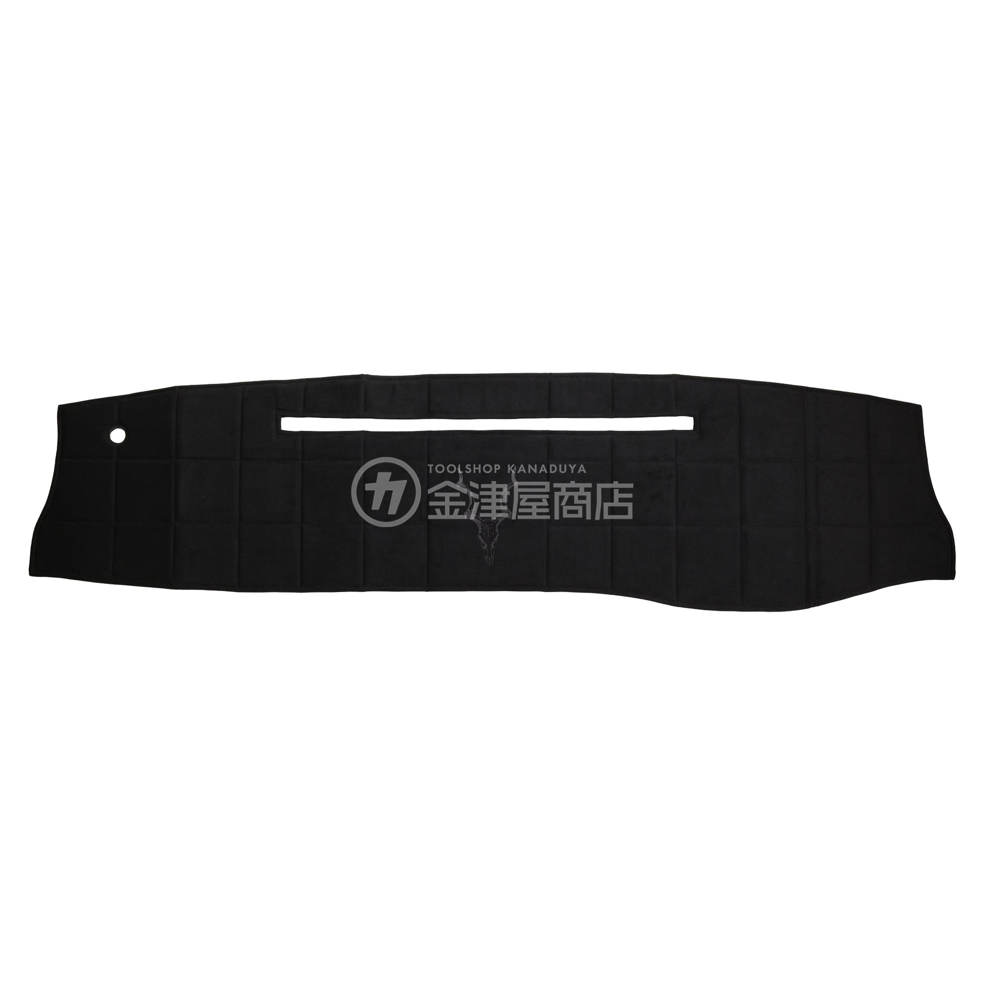 ニックス(KNICKS) スーパーウルトラスエード ハイエースダッシュボードマット【ナロータイプ用】黒/青-HA-N