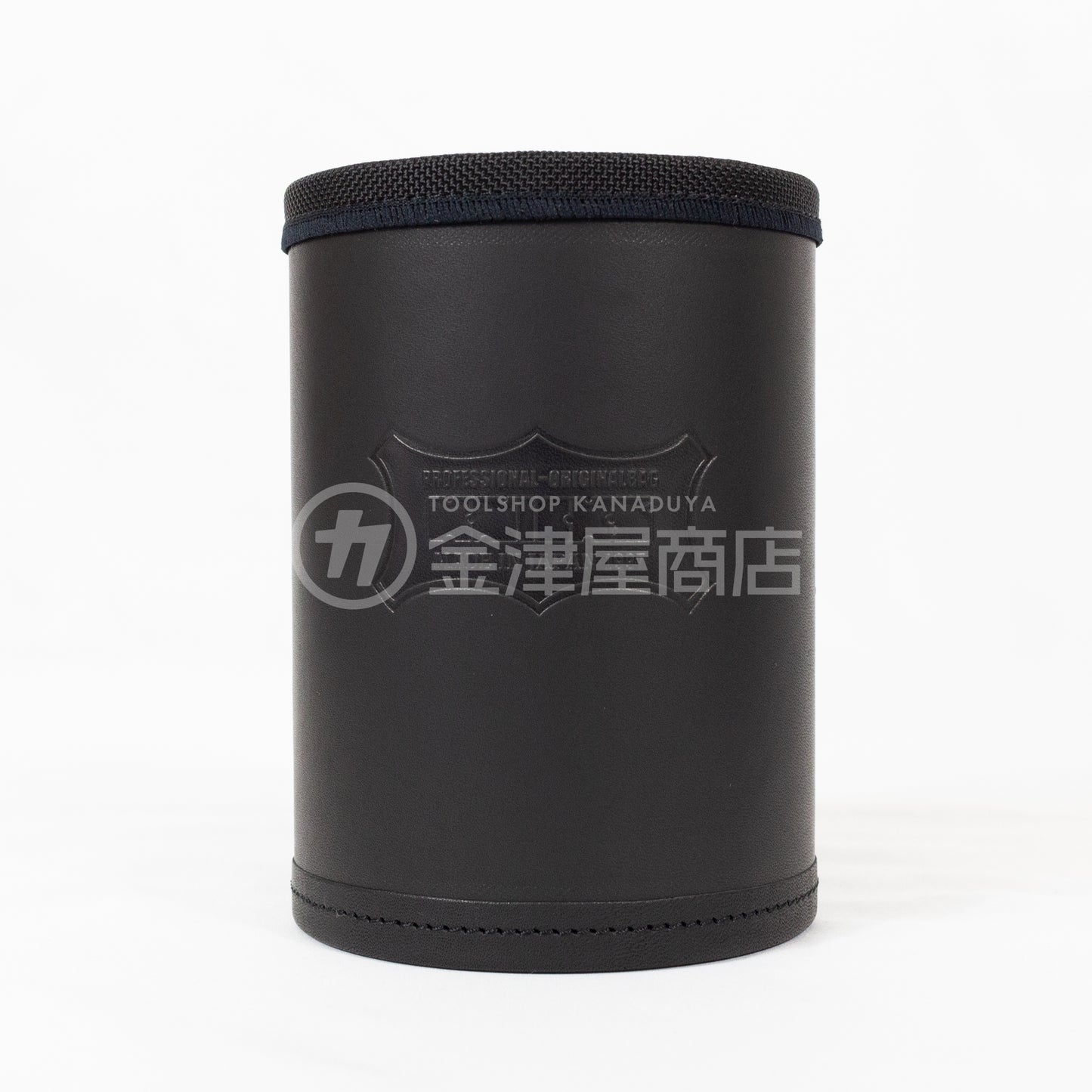 ニックス(KNICKS) 自立型フリーカップ（ヌメ革・ブラック）-ホルダー-KBS-100DC-金津屋商店