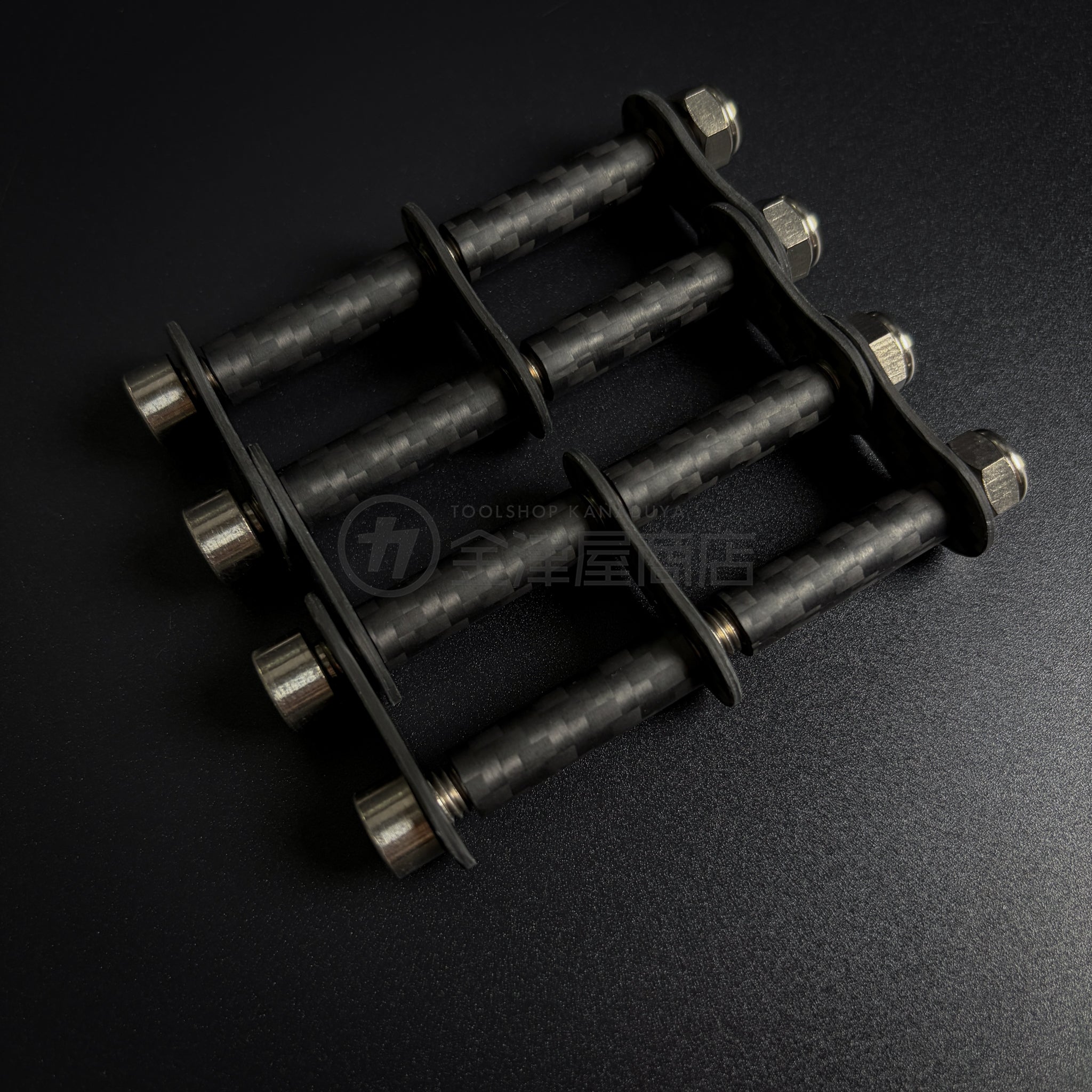 Jantex カーボンファイバー パドル　チタンチップ入り　最終値下 ニックス(KNICKS) カーボンファイバー+チタン金具一式 CF-3