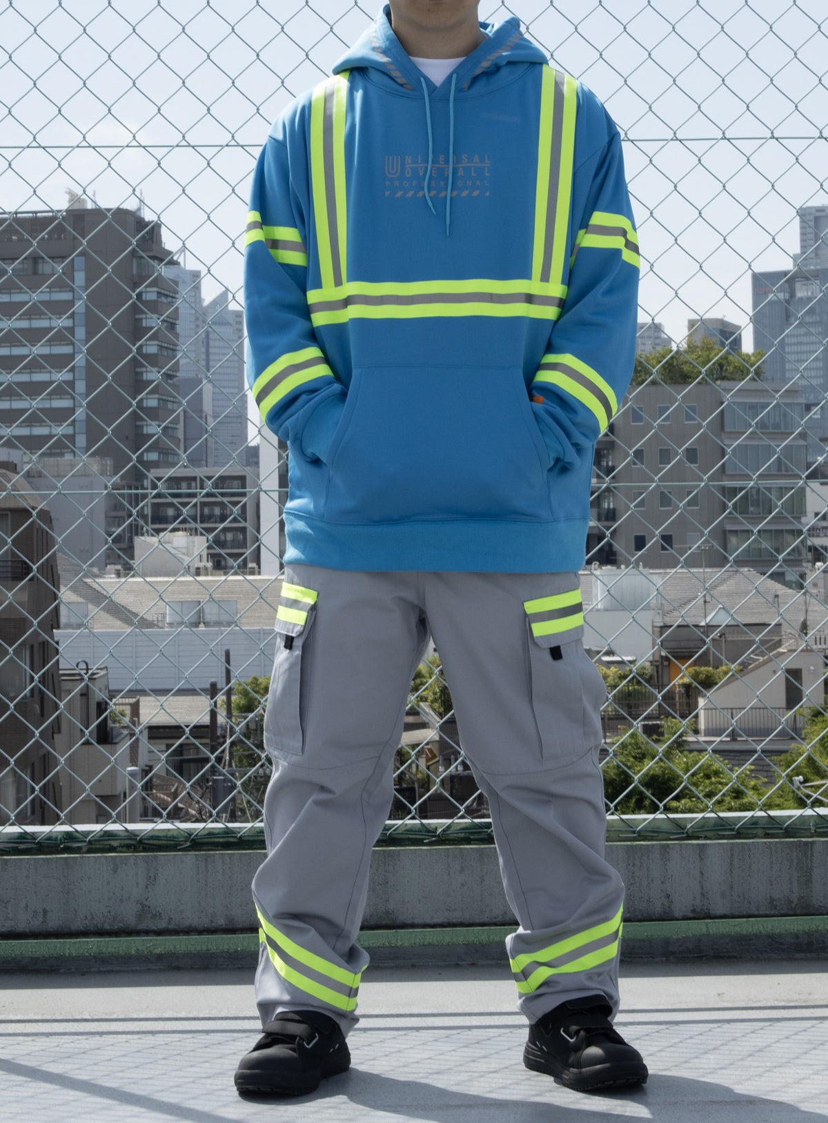 UNIVERSAL OVERALL リフレクタースウェットフーディ UN26332301 [2026AW]-