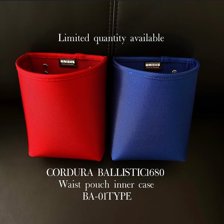 【予約商品】ニックス(KNICKS) コーデュラバリスティック生地インナーケース BA-01（赤・青）数量限定-