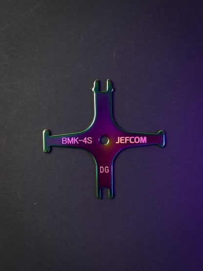 ジェフコム 盤用マルチキー (レインボーカラー) BMK-4S-RB