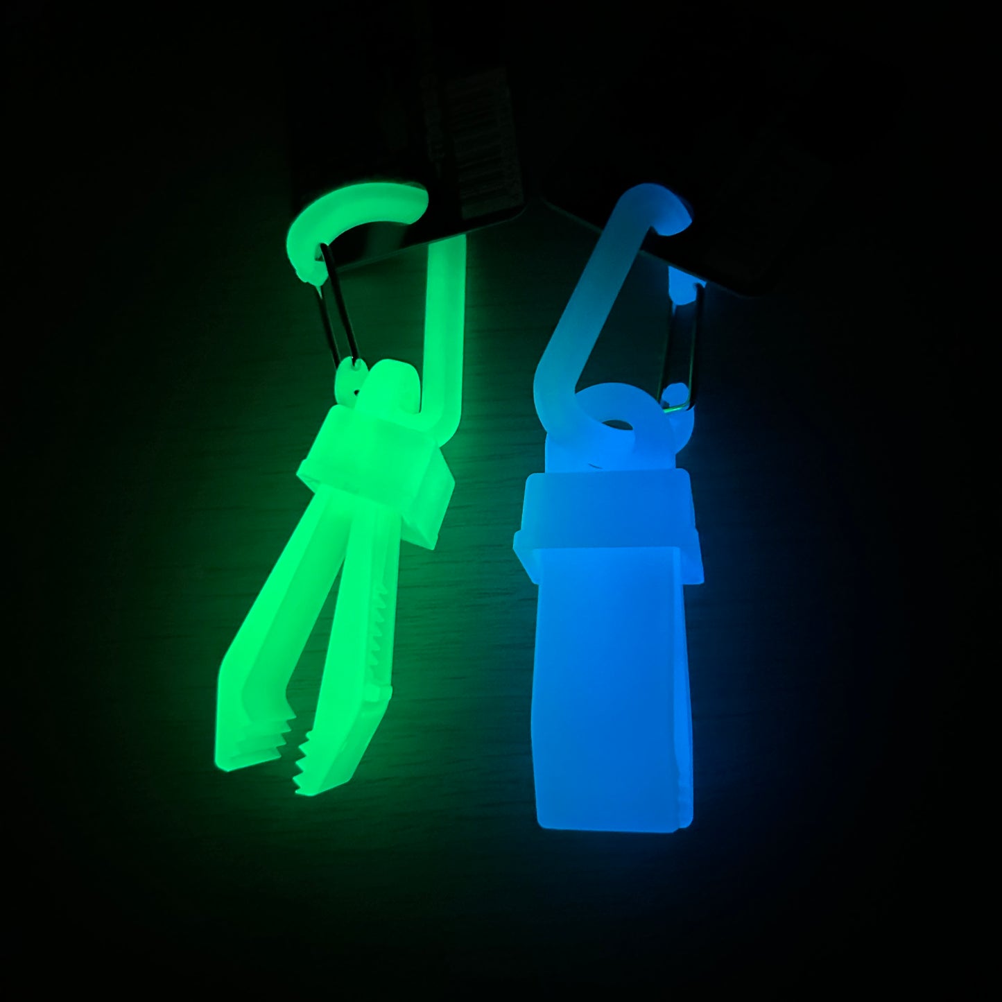 OUROBOROS CLIP (ウロボロスクリップ) 朧 蓄光グリーン/蓄光ブルー