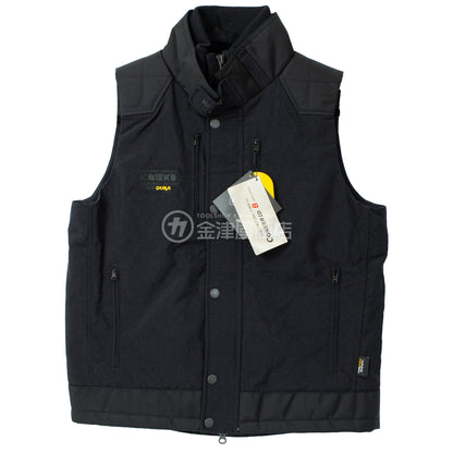 ニックス(KNICKS) コーデュラ 防寒ベスト【2026年刺繍タイプ】ブラック/レッド 12504-12504-010-M-2026