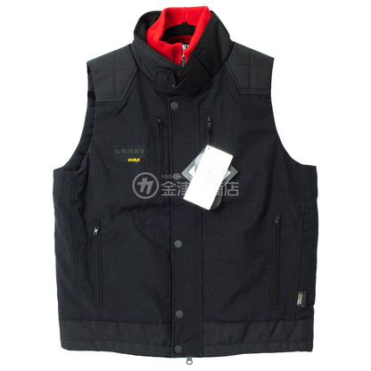 ニックス(KNICKS) コーデュラ 防寒ベスト【2026年刺繍タイプ】ブラック/レッド 12504-12504-910-M-2026