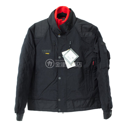 ニックス(KNICKS) コーデュラ 防寒ジャケット【2026年刺繍タイプ】 ブラック/レッド 12505-12505-910-M-2026