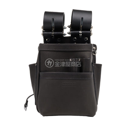 【アウトレット】ニックス(KNICKS) 自在型チェーンタイプ総グローブ革2段腰袋 KB201SPDX-