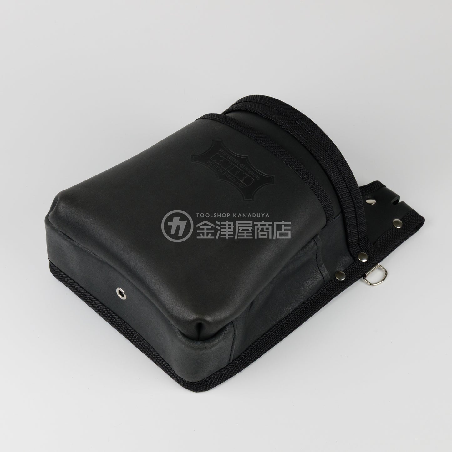 【アウトレット】ニックス(KNICKS) ヌメ革建築用2段腰袋【バリスティック縁巻】KBS-201BA