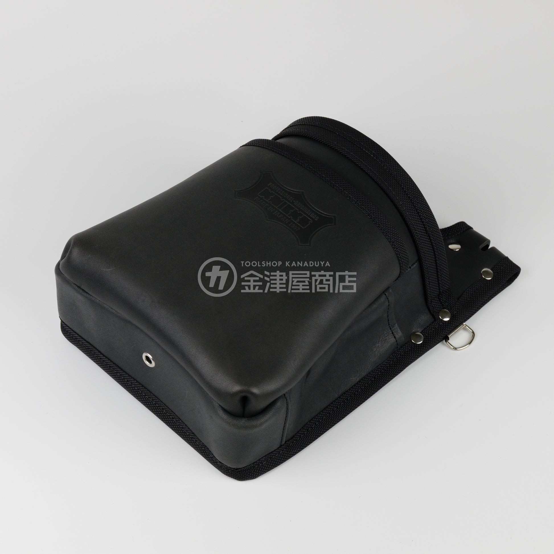 【アウトレット】ニックス(KNICKS) ヌメ革建築用2段腰袋【バリスティック縁巻】KBS-201BA