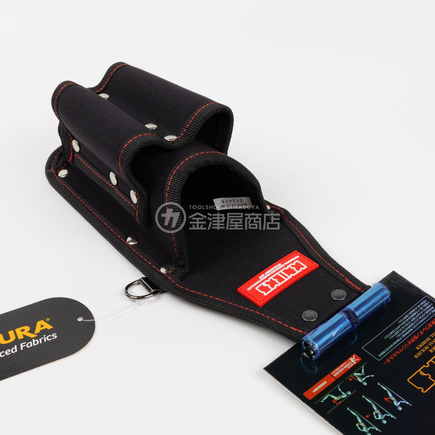 ニックス(KNICKS) CORDURA1000d生地 SUS補強入型ペン型ドライバー・ドライバー3Pホルダー KCS-103JNDX-