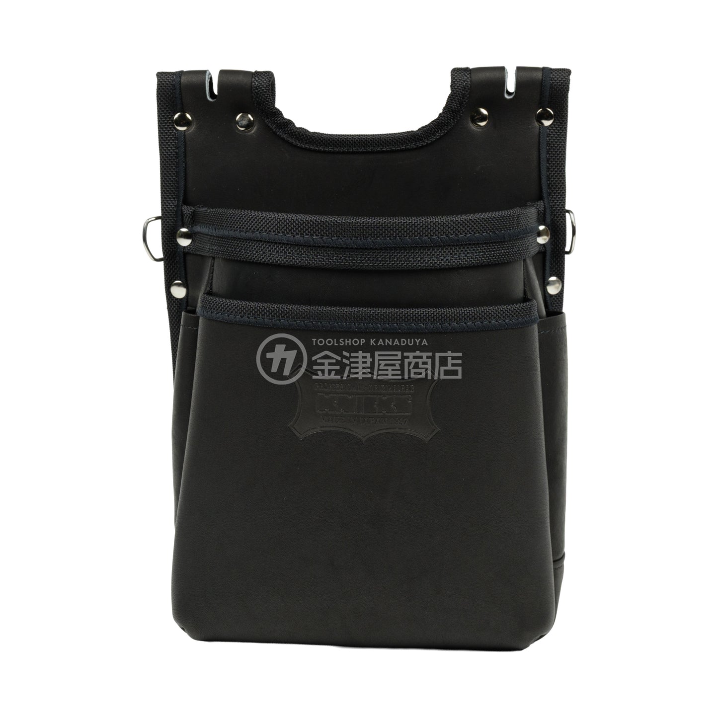 【アウトレット】ニックス(KNICKS) 最高級硬式グローブ革建築用2段腰袋 KGB-201BA