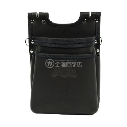 【アウトレット】ニックス(KNICKS) 最高級硬式グローブ革建築用2段腰袋 KGB-201BA