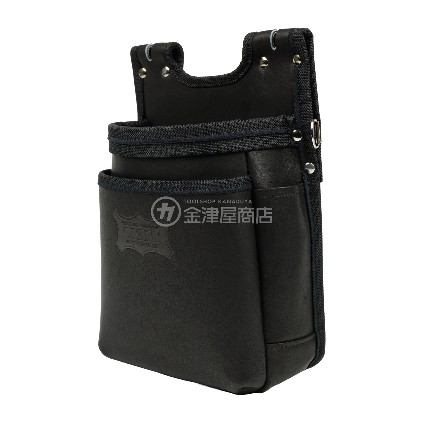 【アウトレット】ニックス(KNICKS) 最高級硬式グローブ革建築用2段腰袋 KGB-201BA