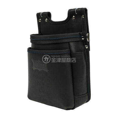 【アウトレット】ニックス(KNICKS) 最高級硬式グローブ革建築用2段腰袋 KGB-201BA