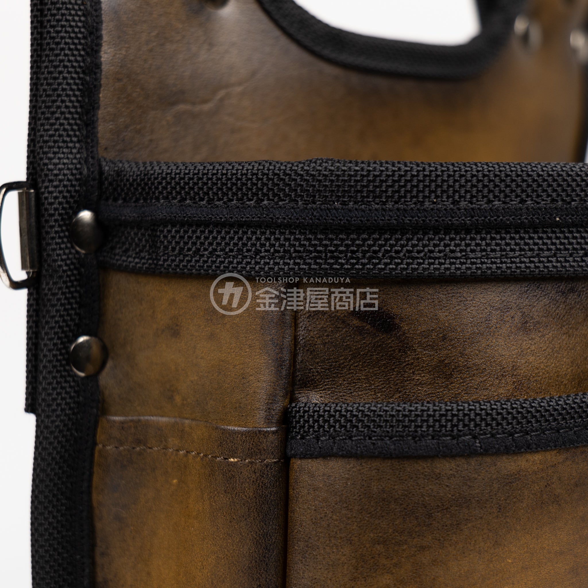 ニックス(KNICKS) グローブ革建築用2段腰袋 底・縁補強タイプ KGC