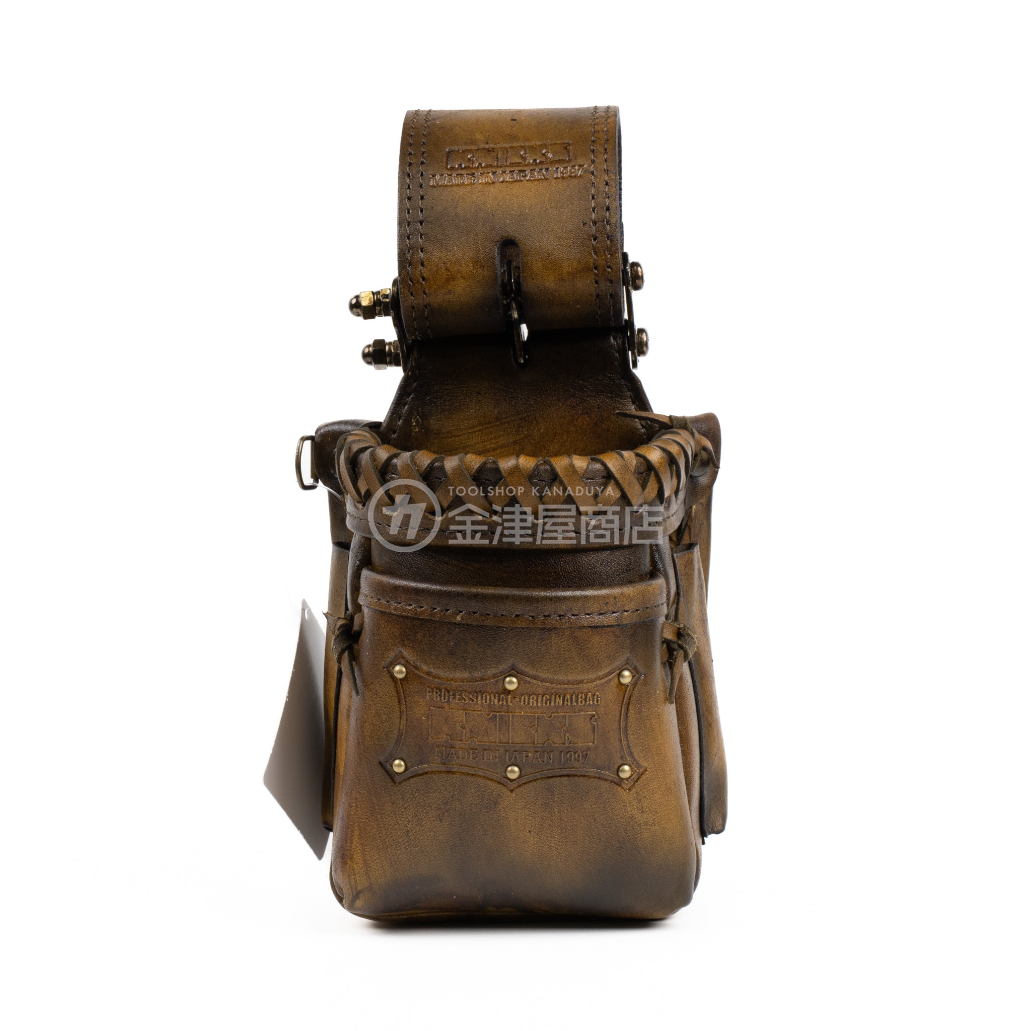 ニックス　ベルトループ　グローブ革　焦げ茶色　6個セット ニックス(KNICKS) 最高級硬式グローブ革チェーンタイプ VA小物腰袋 KGC