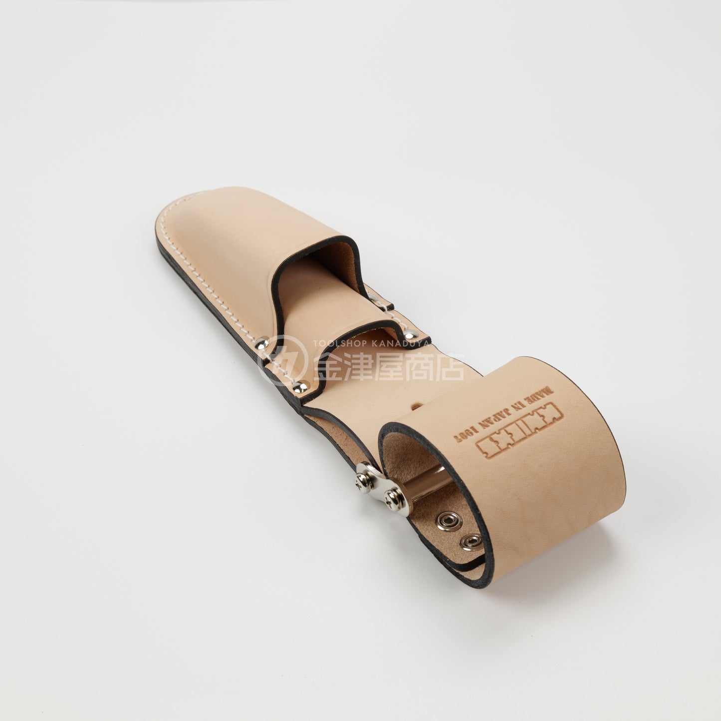 ニックス(KNICKS) チェーン式電工ナイフ・カッター2段ホルダー KN-112DX (コバ黒)