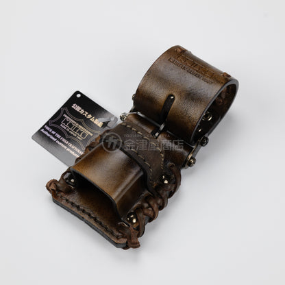 ニックス(KNICKS) チェーン式ハンマーホルダー (補強タイプ) KN-300DHDX【ヴィンテージカラー】追加カスタム VC革紐W巻