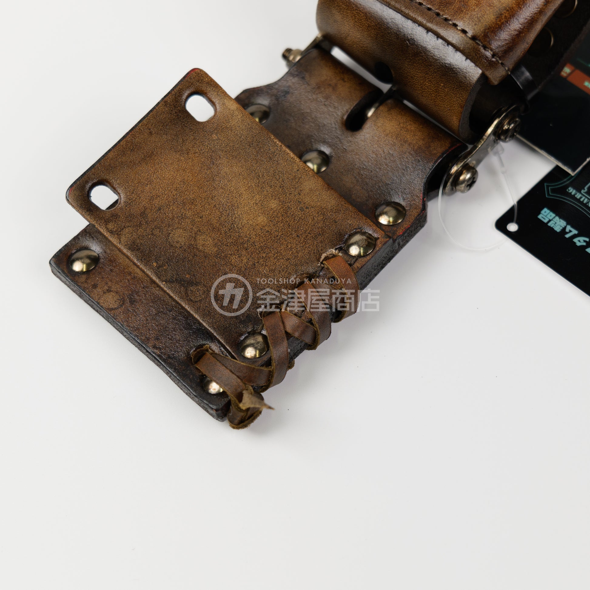 ニックス(KNICKS) チェーン式タイプ自在ホルダー KN-SE【ヴィンテージカラー】追加カスタム VC革紐W巻