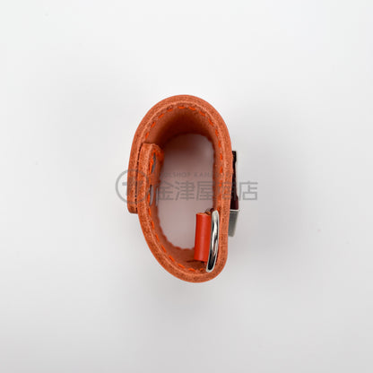 【アウトレット】ニックス(KNICKS) ヌメ革メジャー金具付ベルトループ KR-DXM-