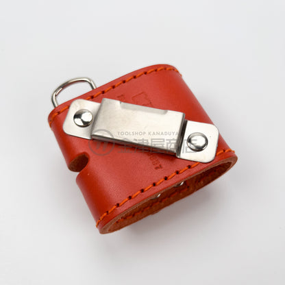 【アウトレット】ニックス(KNICKS) ヌメ革メジャー金具付ベルトループ KR-DXM-