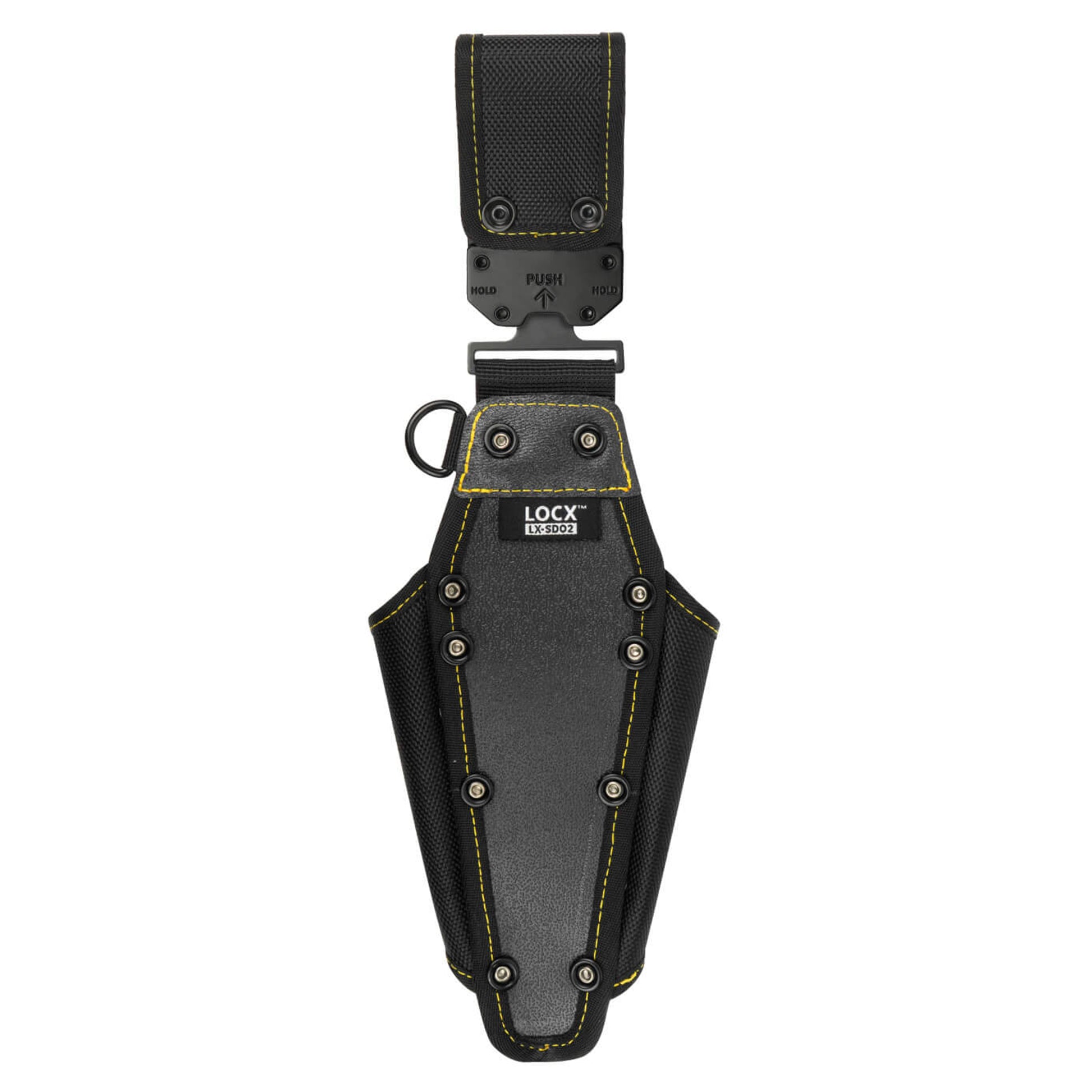 ツノダ LOCX 着脱式ペンチ2段サイドドライバー差し バックル付 LX-SDO2B-