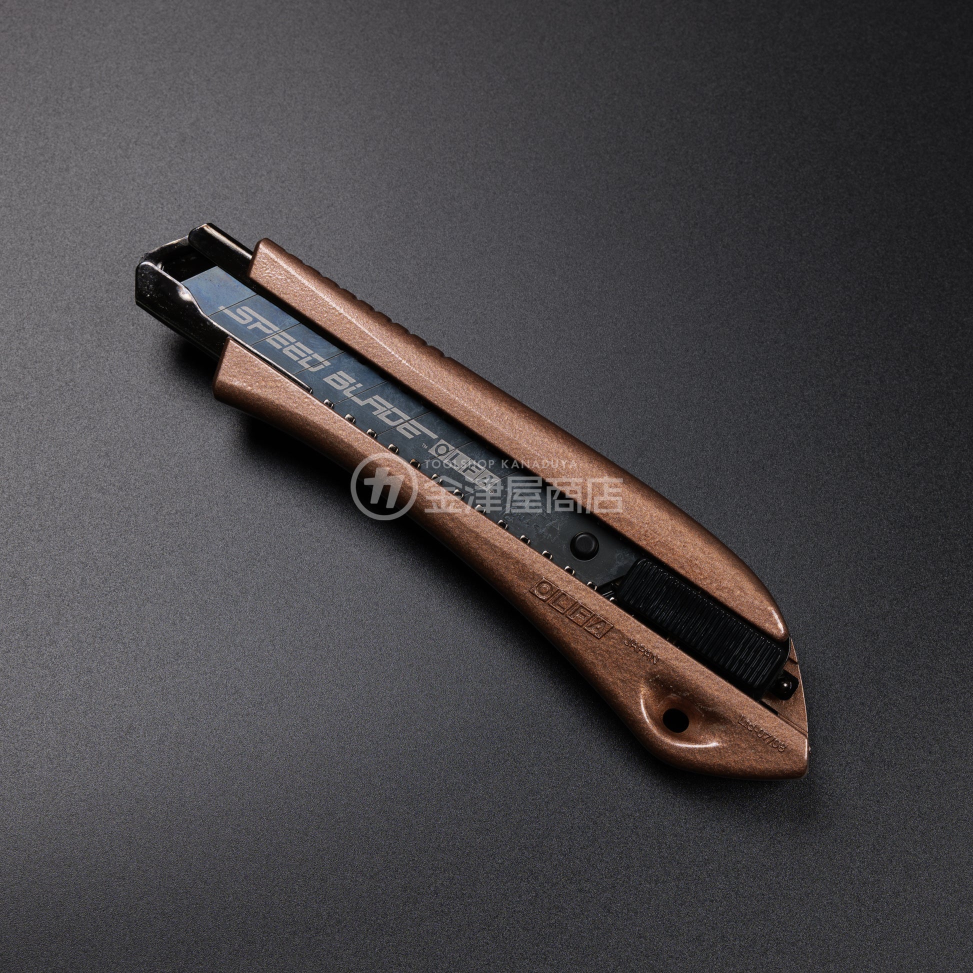 OLFA LTD-08 Limited Edition Craft Knife - Auto-Lock With Rubber Grip & Special Black Blade