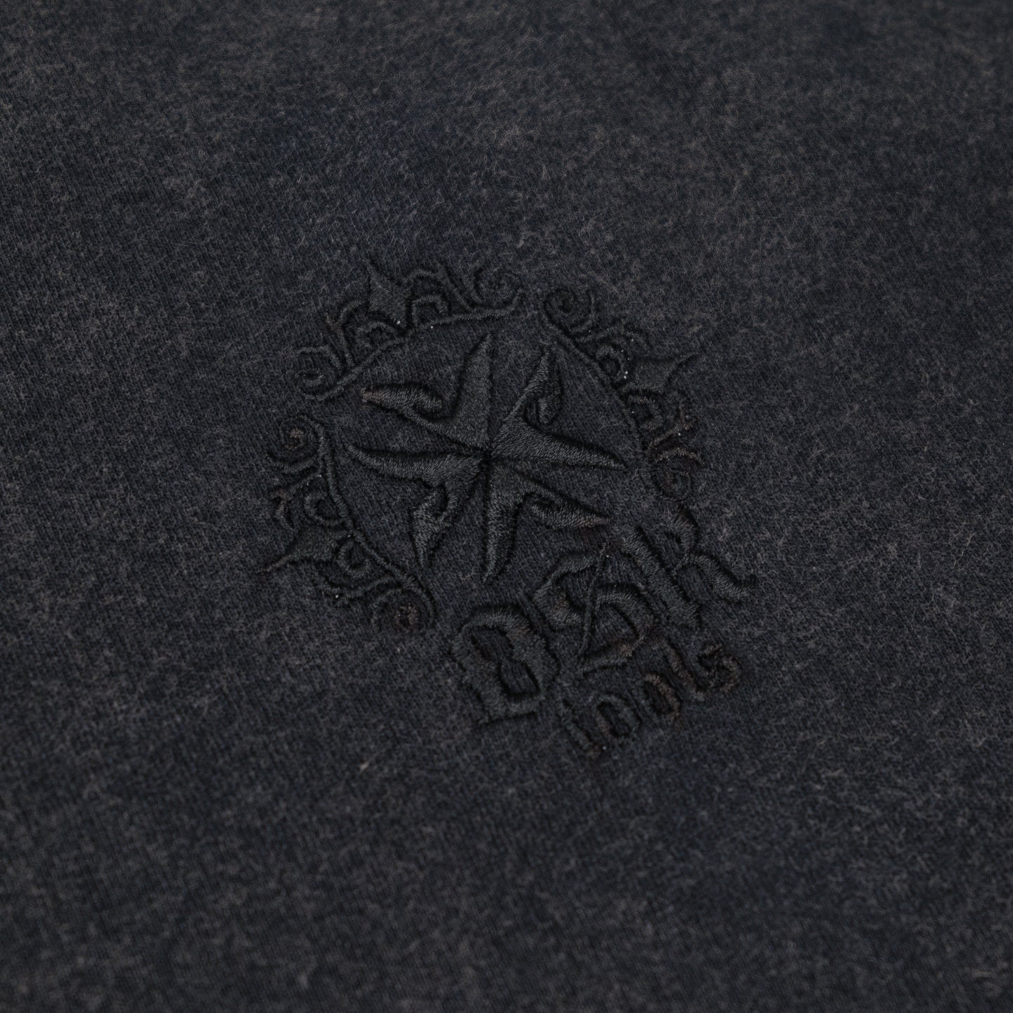OSKTools 6.2oz フェードウォッシュ ロゴTシャツ フェードブラック-