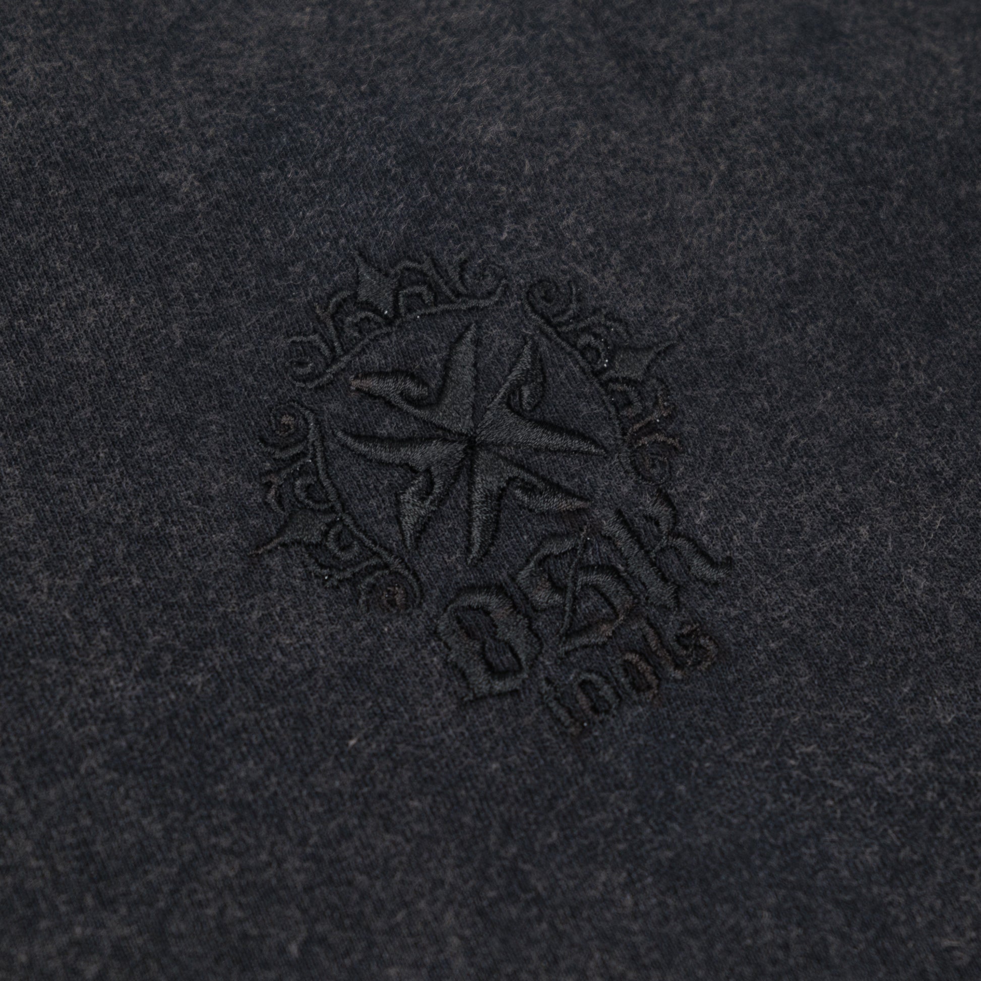 OSKTools 6.2oz フェードウォッシュ ロゴTシャツ フェードブラック-