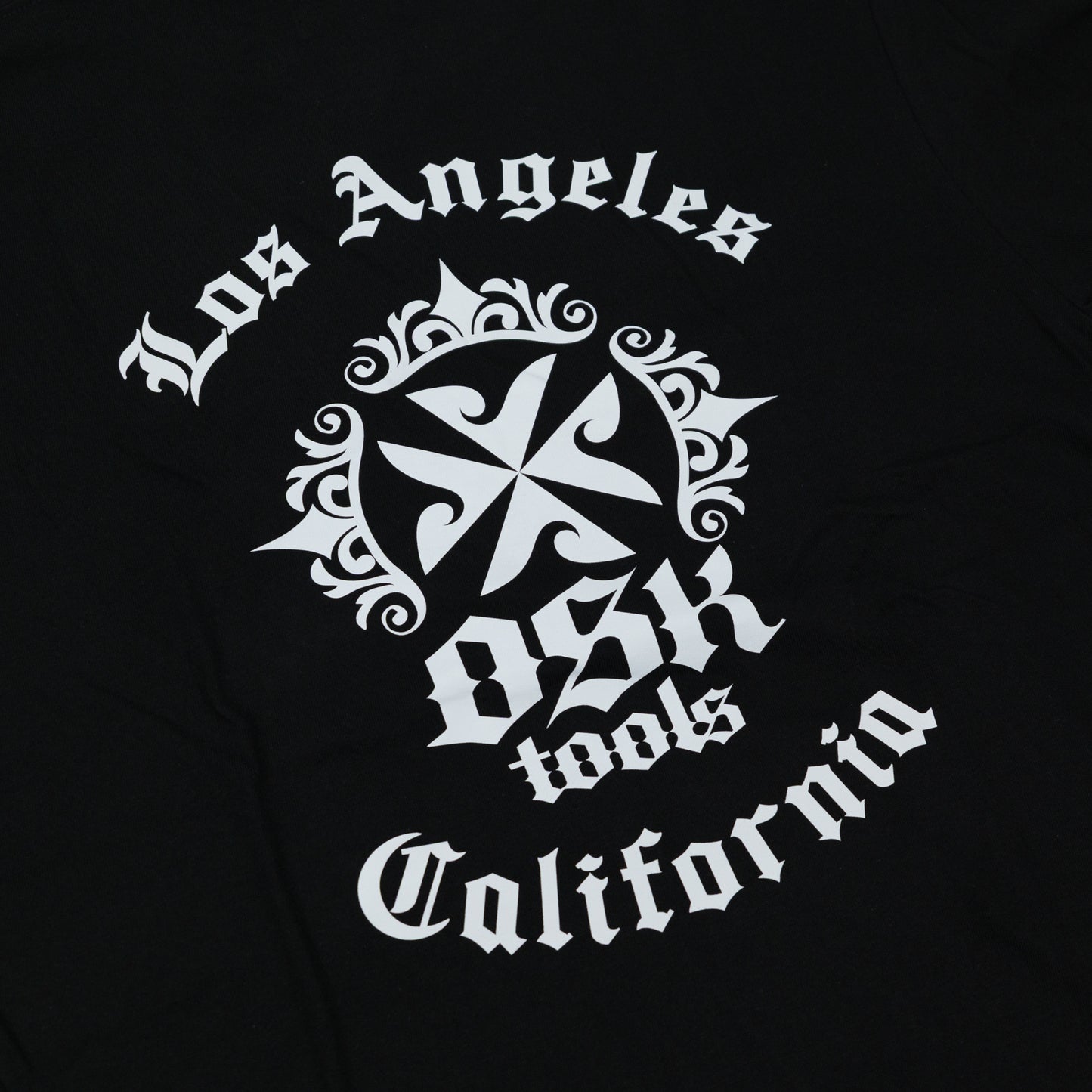 OSKTools 5.6oz カリフォルニア ロゴTシャツ ブラック-