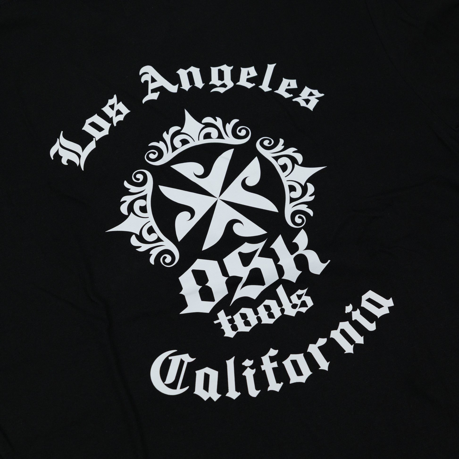 OSKTools 5.6oz カリフォルニア ロゴTシャツ ブラック-