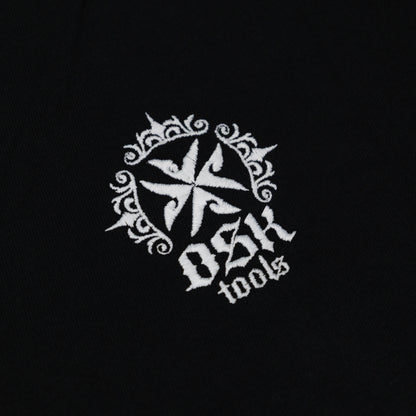 OSKTools 5.6oz カリフォルニア ロゴTシャツ ブラック-