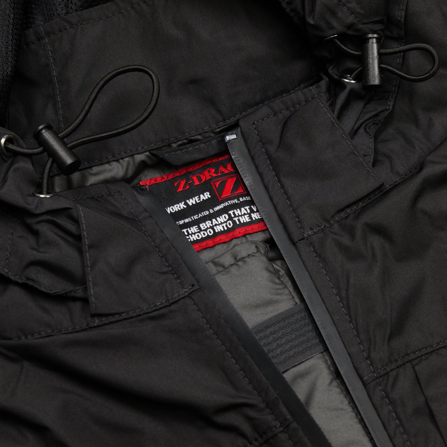 自重堂 Z-DRAGON 空調服(R) 半袖ブルゾン 74400 ブラック【 金津屋商店ロゴプリント】-