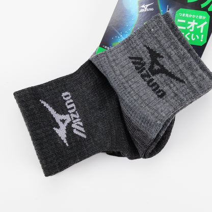 MIZUNO WORK 消臭ダブル メンズ ワークソックス 12cm丈 3P A81-543