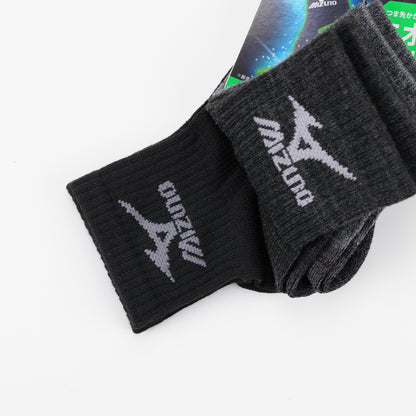 MIZUNO WORK 消臭ダブル メンズ ワークソックス 12cm丈 3P A81-543