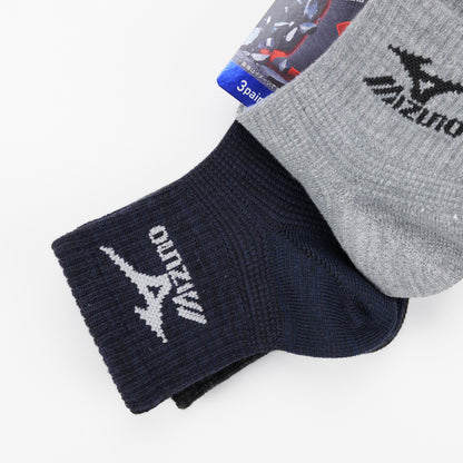 MIZUNO WORK メンズ ワークソックス 12cm丈 強靭フィット 3P 681-452B