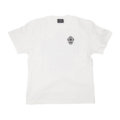 OSKTools 5.6oz オリジナルロゴデザインTシャツ ホワイト-