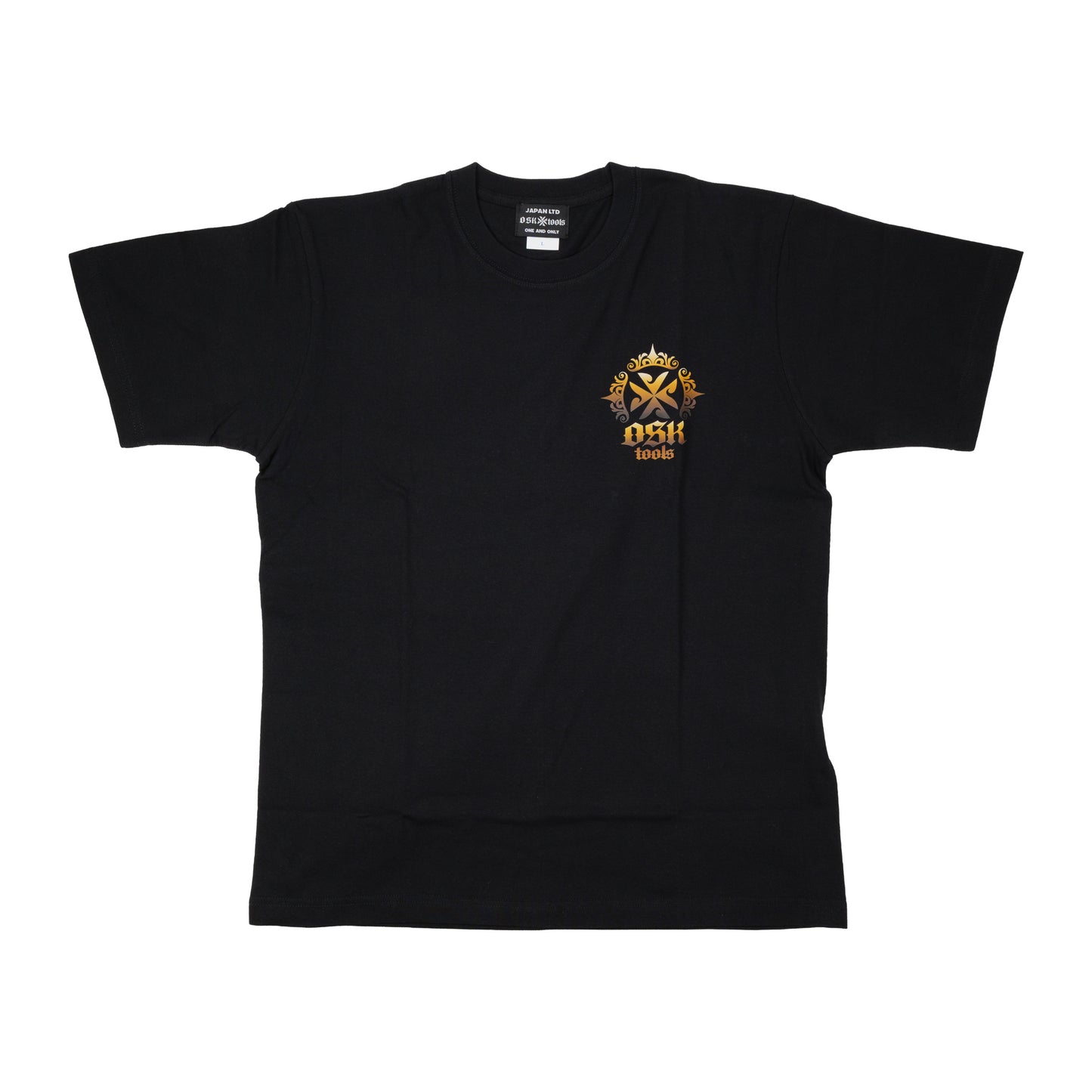 OSKTools 6.2oz ヘビーウェイト エンブレムロゴTシャツ ブラック-