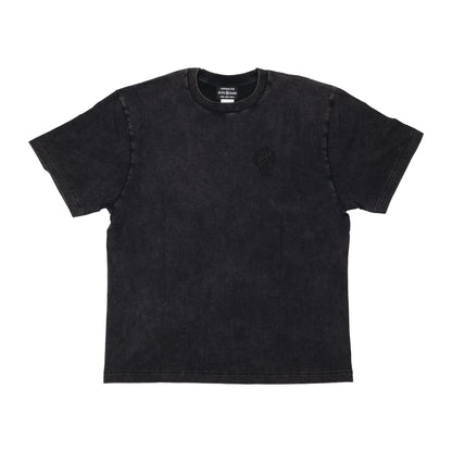 OSKTools 6.2oz フェードウォッシュ ロゴTシャツ フェードブラック-