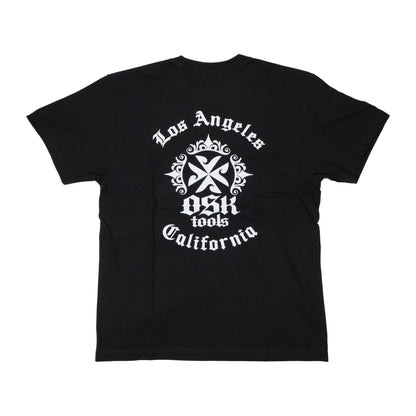 OSKTools 5.6oz カリフォルニア ロゴTシャツ ブラック-