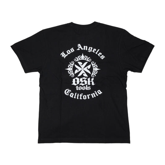 OSKTools 5.6oz カリフォルニア ロゴTシャツ ブラック-