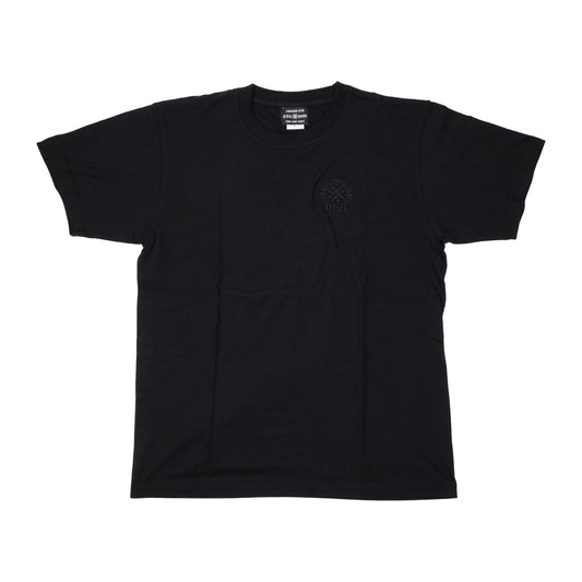 OSKTools 6.2oz ヘビーウェイト ロゴTシャツ ブラック/ホワイト-