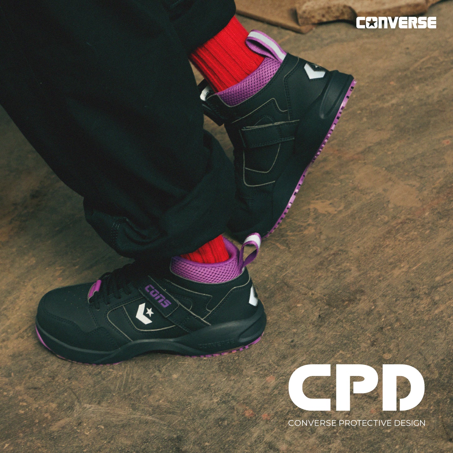 CONVERSE CPD RUN 'N SLAM PS-