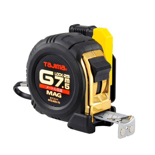 タジマ Gロック 25mm幅7.5m セフマグ SFGLM25-75BL-