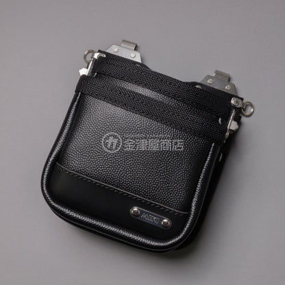 MIKI 本革2段腰袋 エンボス加工革・ダイレクトタイプ SPH-BM2D-