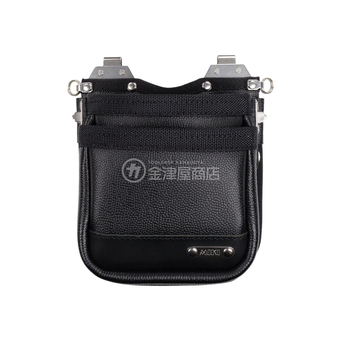 MIKI 本革2段腰袋 エンボス加工革・ダイレクトタイプ SPH-BM2D-
