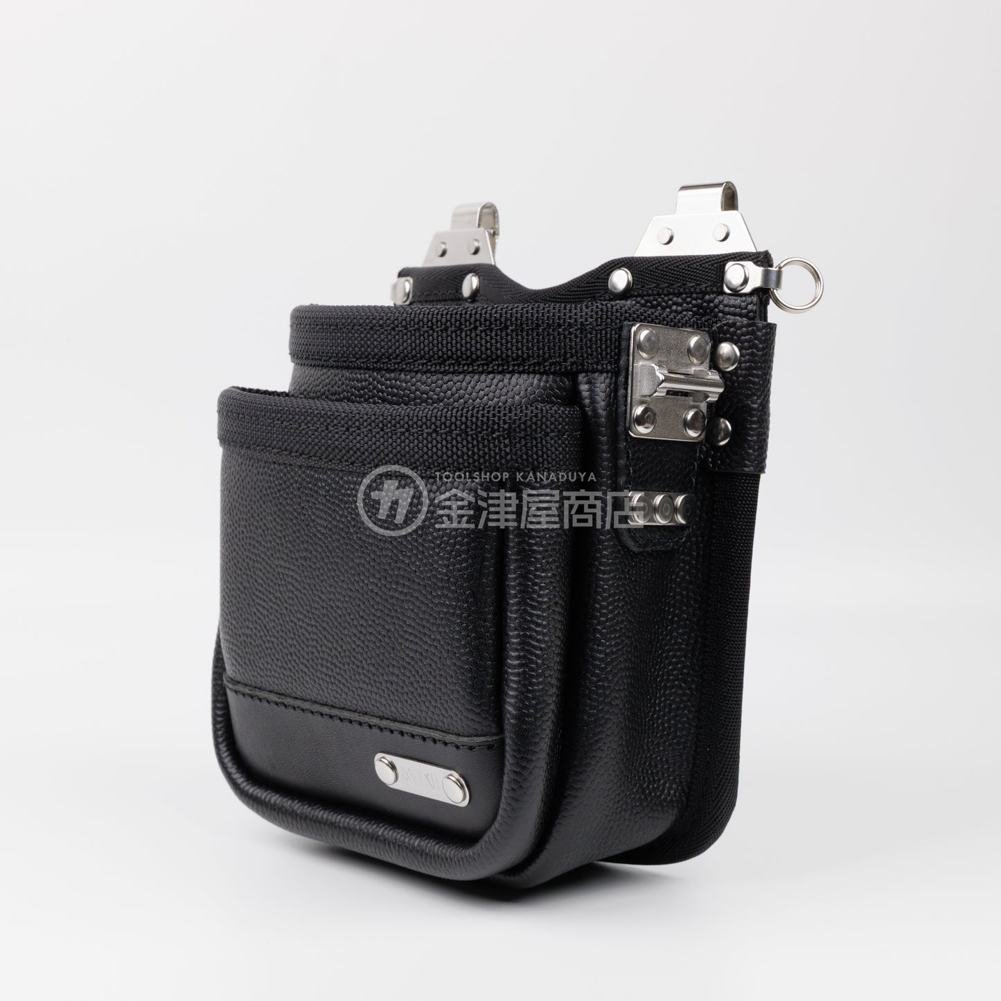 MIKI 本革2段腰袋 エンボス加工革・ダイレクトタイプ SPH-BM2D-