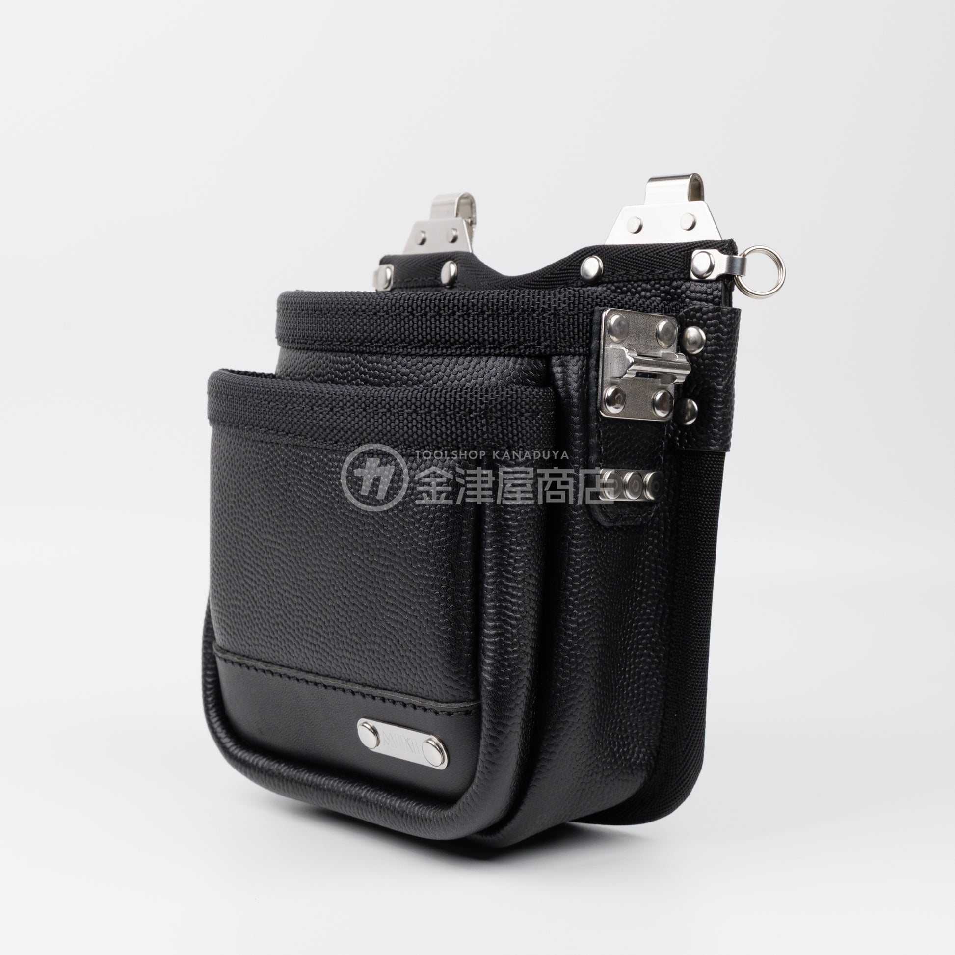 MIKI 本革2段腰袋 エンボス加工革・ダイレクトタイプ SPH-BM2D-