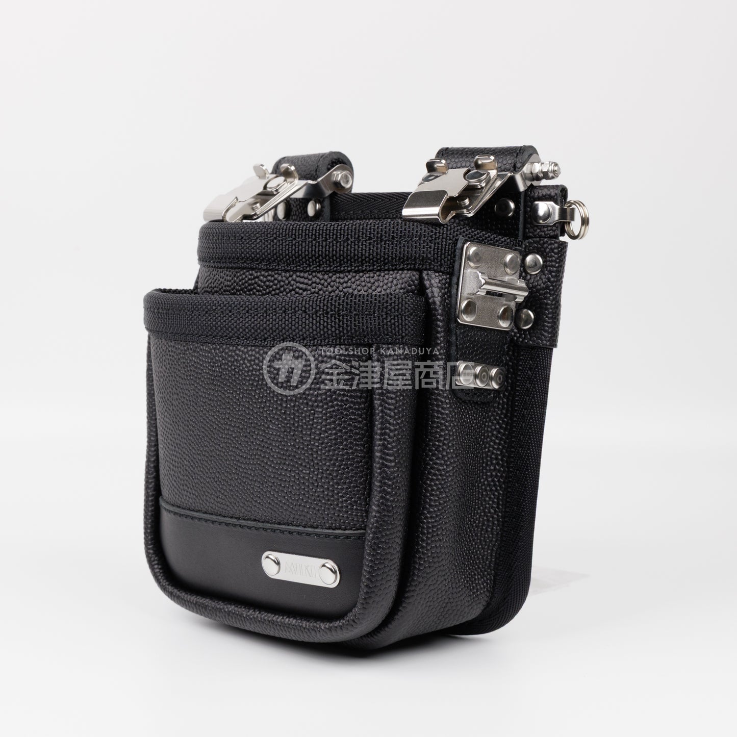 MIKI 本革2段腰袋 エンボス加工革・スイングタイプ SPH-BM2S-