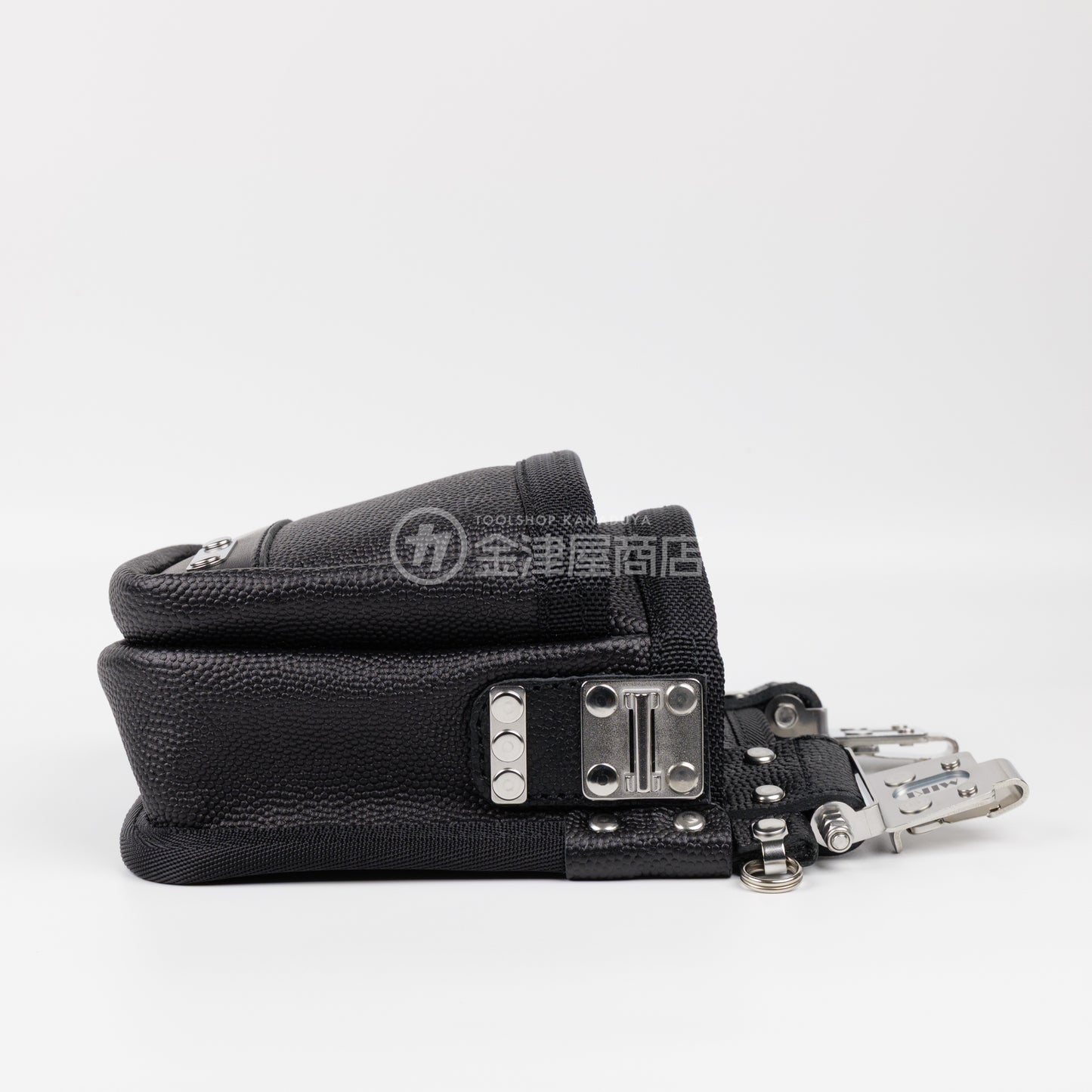 MIKI 本革2段腰袋 エンボス加工革・スイングタイプ SPH-BM2S-